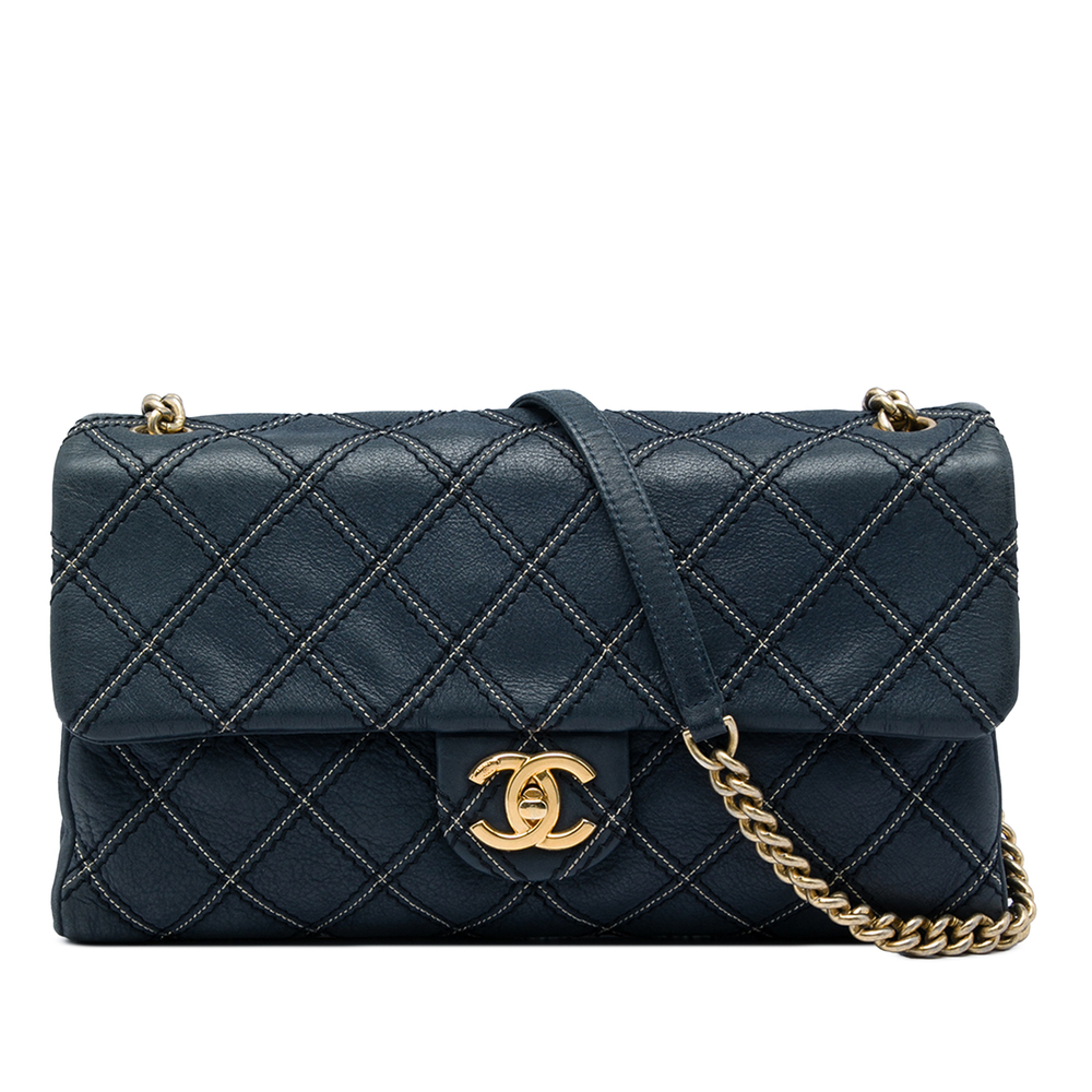 Pre-Loved Chanel Jumbo Quilted Calfskin Triple Stitched Flap